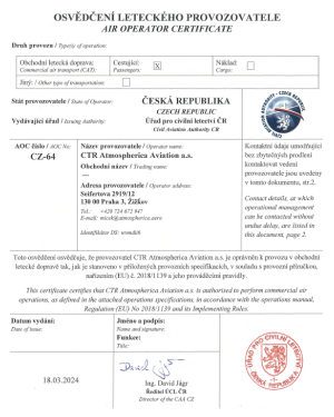 Air Operator Certificate