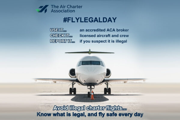 Fly Legal Day by ACA – remember the tragedy and avoid illegal charter flights!