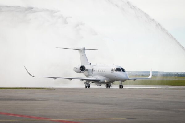 Our second brand new Praetor 600 OK-PRJ has just arrived in Prague!